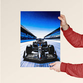 F1 Racing - Dynamic Track Speed Poster